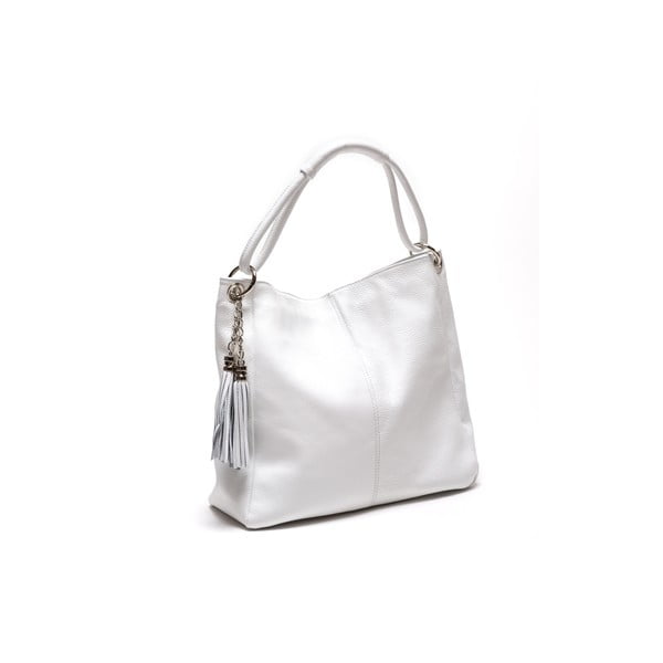 Kožená kabelka Anna Luchini 1071 Bianco-image-1