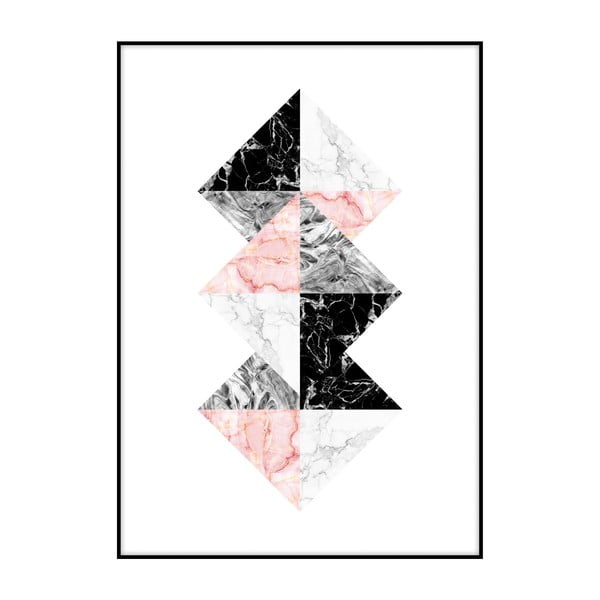 Plagát Imagioo Three Marble Squares, 40 × 30 cm