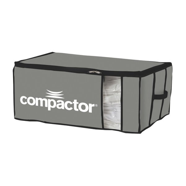 Sivý textilný úložný box Compactor Brand XXL