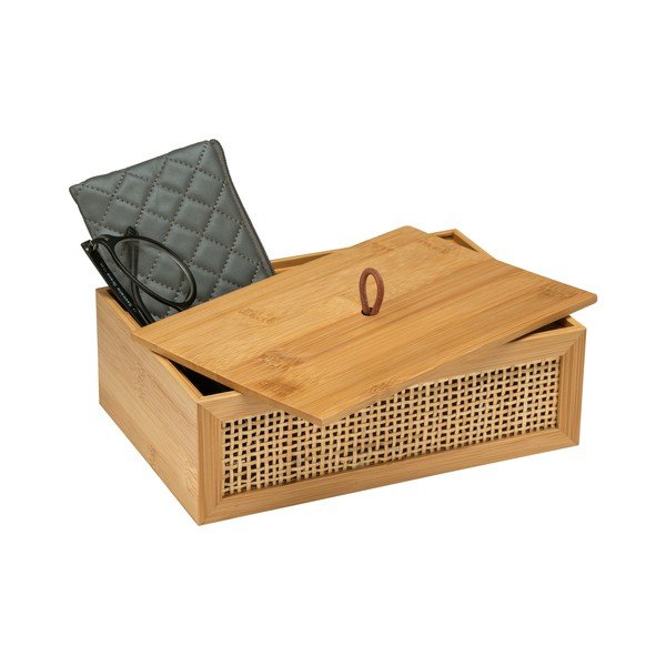 Bambusový kúpeľňový organizér Wenko Allegre, 22 x 7 cm-image-1