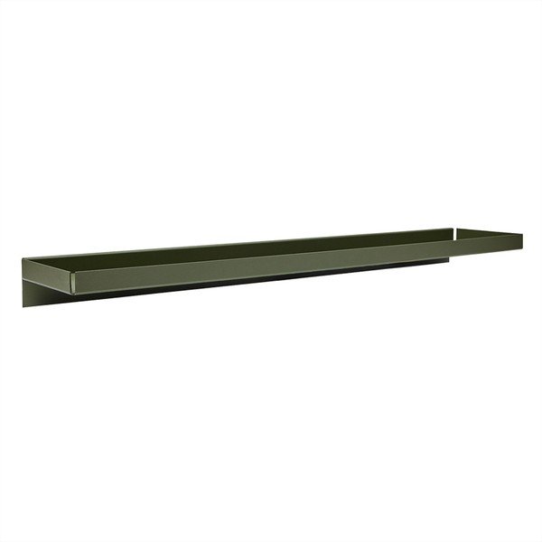 Tmavozelená kovová polica 80 cm Bakku – OYOY Living Design