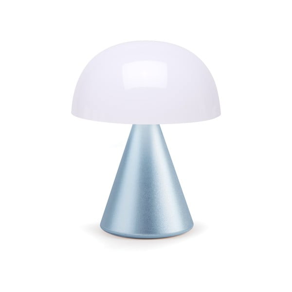 Bielo-svetlomodrá LED stolná lampa (výška 17 cm) Mina L – Lexon