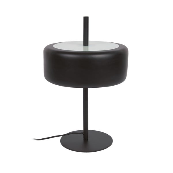 Čierna stolová lampa s kovovým tienidlom (výška 50 cm) Francisca - Kave Home