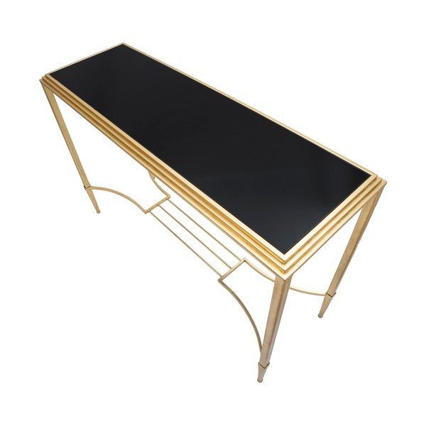 Konzolový stolík v zlatej farbe Mauro Ferretti Roman, 120 x 80 cm-image-3