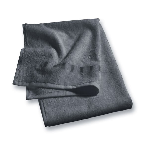 Antracitovosivý uterák Esprit Solid, 35 x 50 cm