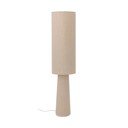 Stojacia lampa v prírodnej farbe s textilným tienidlom (výška 120 cm) Emmie – Bloomingville