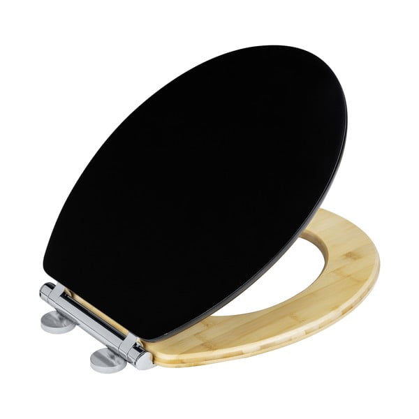 Záchodová doska s automatickým zatváraním 37 x 44 cm Bambusa – Wenko-image-2