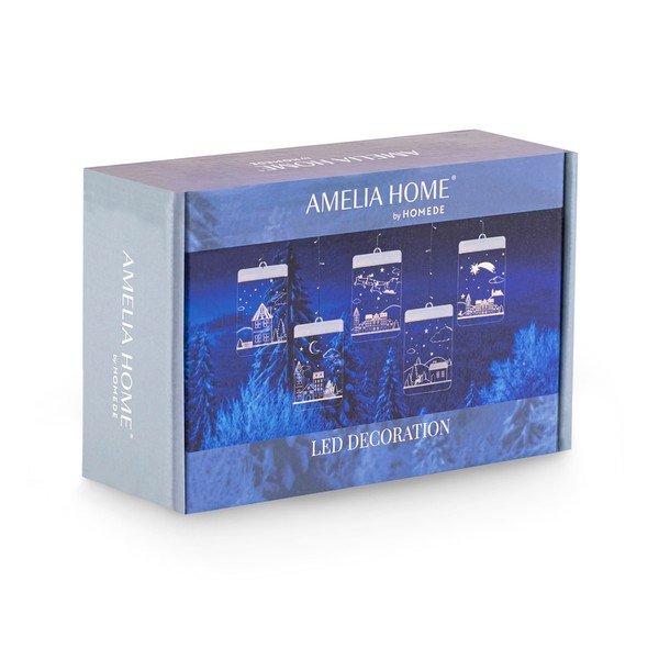 Vianočná svetelná reťaz 150 cm Christmas City - DecoKing-image-4