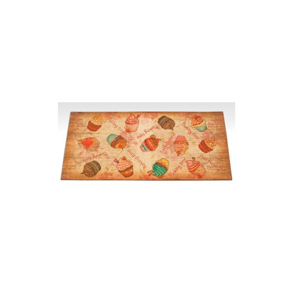 Vysokoodolný kuchynský koberec Webtappeti Cakes, 60 × 115 cm