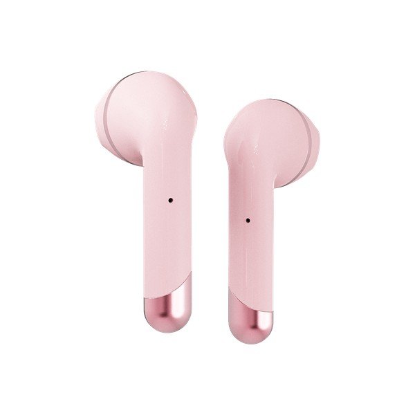 Ružové bezdrôtové slúchadlá Happy Plugs Air 1 Plus-image-1