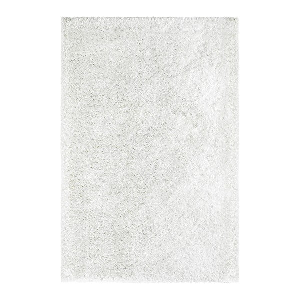 Biely ručne vyrábaný koberec Obsession My Touch Me Whit, 40 × 60 cm