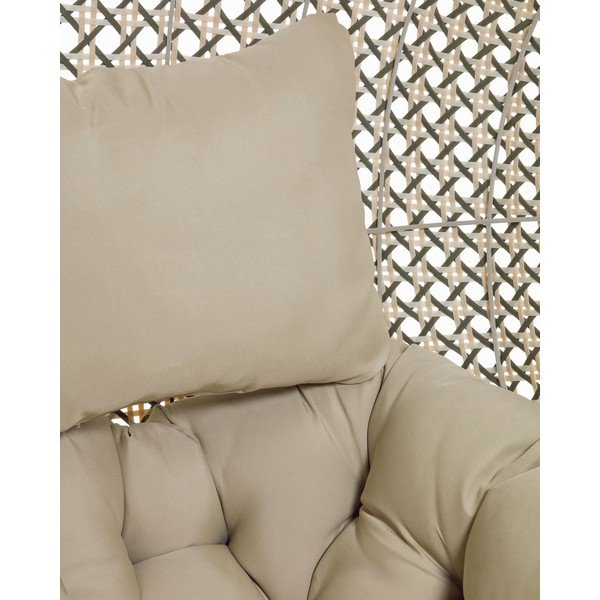 Závesné záhradné kreslo so stojanom Kave Home Damila-image-3