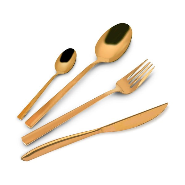 Antikoro príbor 24 ks v zlatej farbe Gold – Orion-image-2