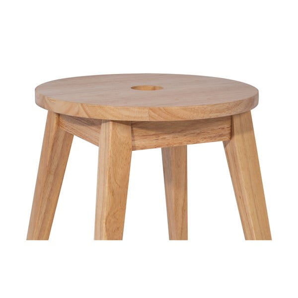 Svetlo prírodné stolička z kaučukového dreva Club – Bonami Essentials-image-2