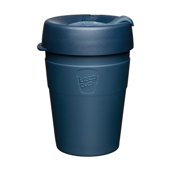 Tmavomodrý cestovný hrnček s vekom KeepCup Spruce Thermal, 340 ml