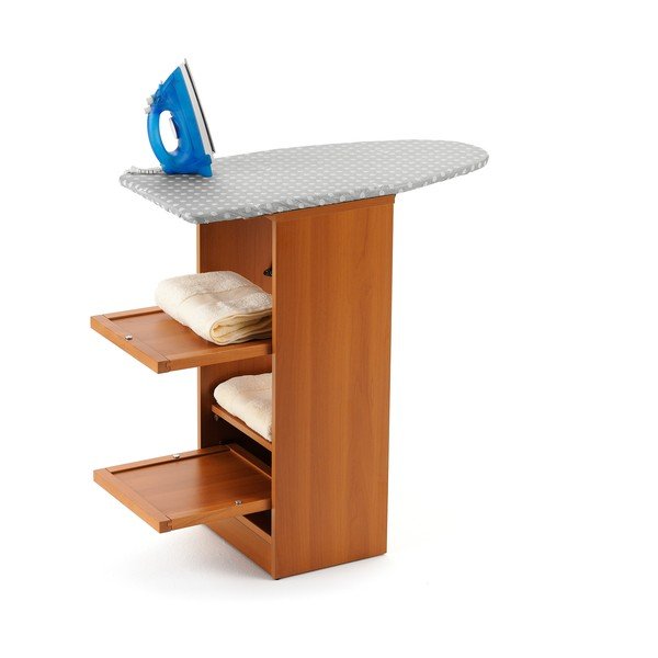 Skladacia žehliaca doska z bukového dreva so zásuvkami Arredamenti Italia Stirallegro-image-2