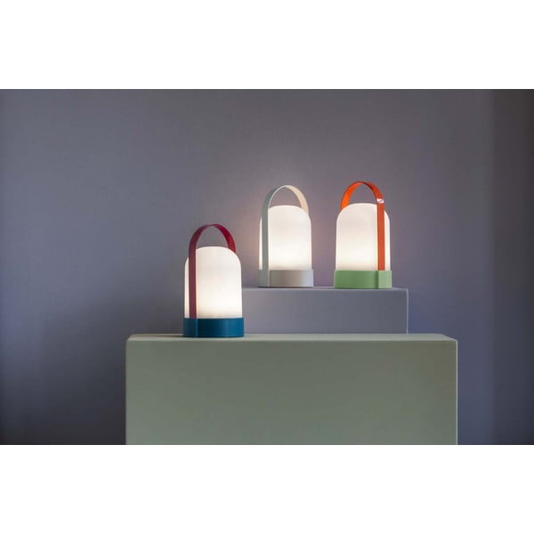 Biela LED stmievateľná stolová lampa (výška 25 cm) Uri – Remember-image-3