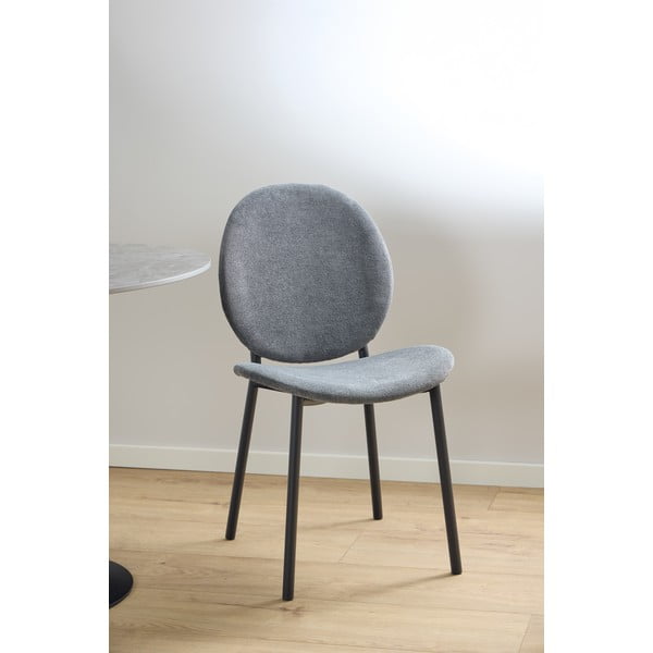 Antracitová jedálenská stolička Cliff – Actona-image-2