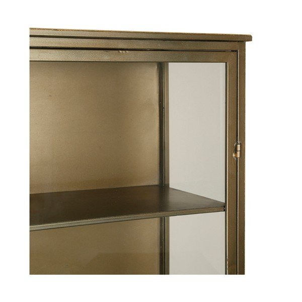 Kovová vitrína v zlatej farbe 47,5x170 cm Dagenham - Côté Table-image-3