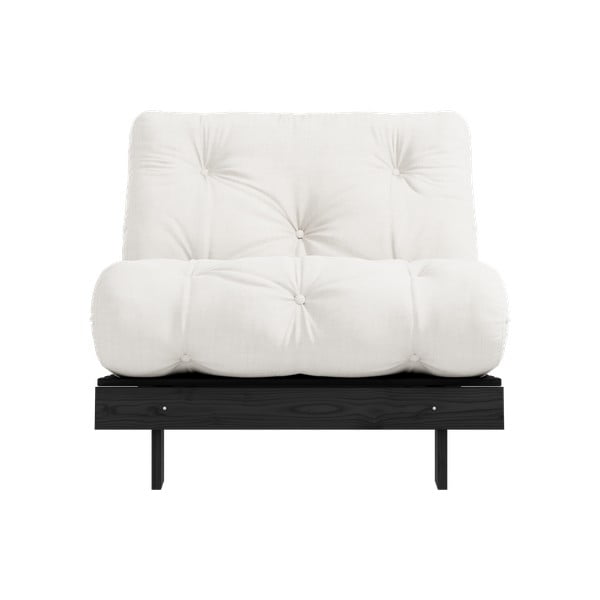 Krémovobiele kreslo Roots Black Night – Karup Design-image-3