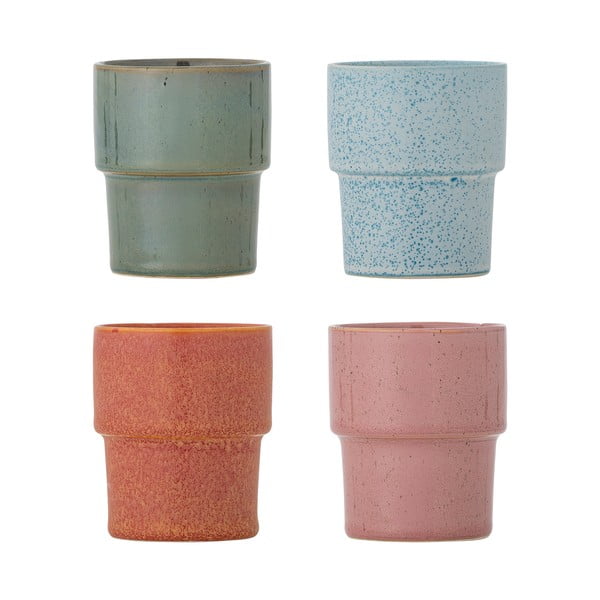 Šálky v súprave 4 ks na espresso z kameniny 150 ml Ewan – Bloomingville