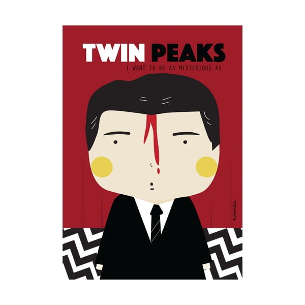 Plagát NiñaSilla Twin Peaks, 21 x 42 cm