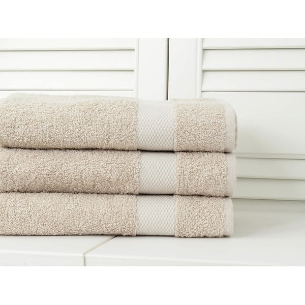 Béžový froté uterák 50x100 cm Adria – B.E.S.-image-1