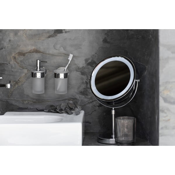 Nástenný držiak s pohárikom na kefky Wenko Maribor-image-4