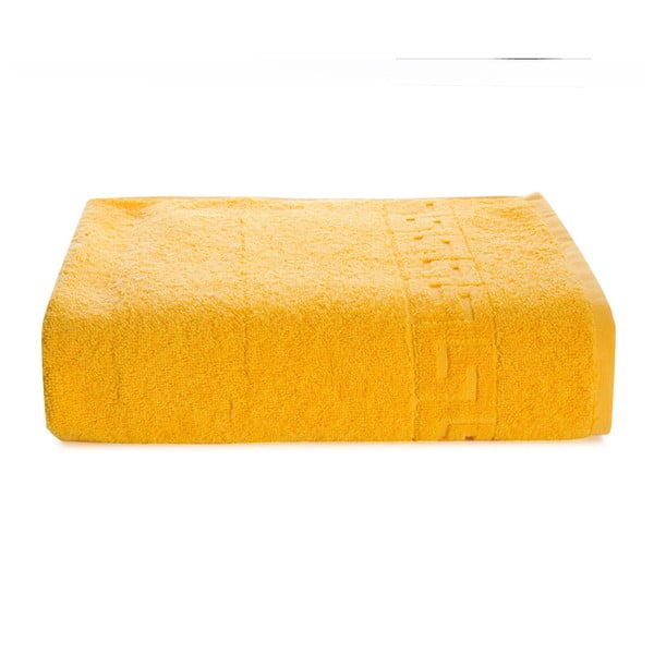 Žlutá bavlnená osuška Kate Louise Pauline, 70 x 140 cm