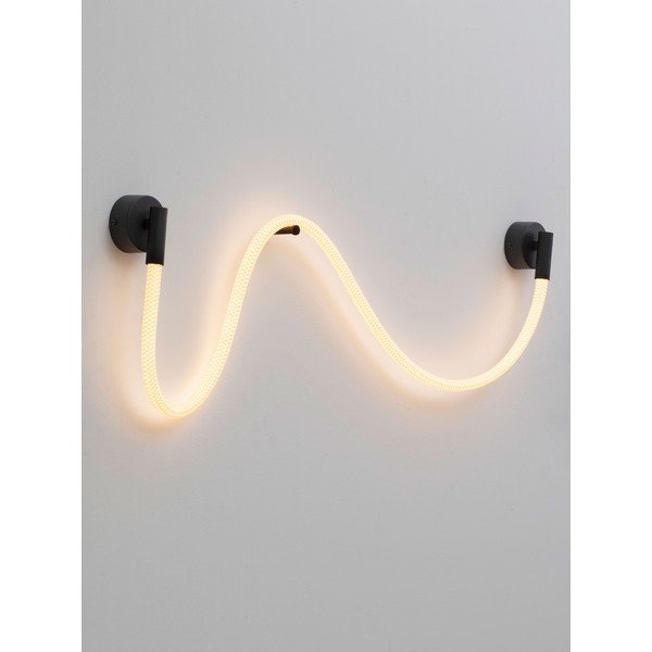 Biele/matne čierne oceľové LED nástenné svietidlo Ilane – Nova Luce-image-2