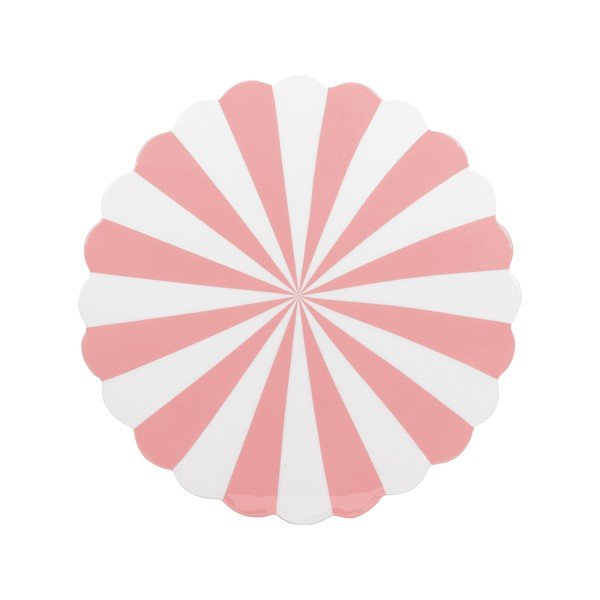Kovový okrúhly odkladací stolík ø 40 cm Candy Swirl – Leitmotiv-image-1