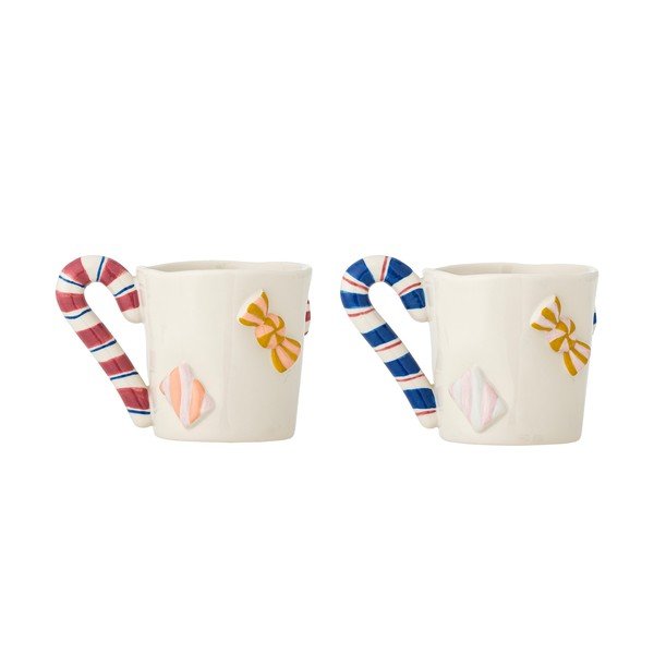 Kameninové šálky v súprave 2 ks s vianočným motívom 264 ml Candice – Bloomingville-image-2