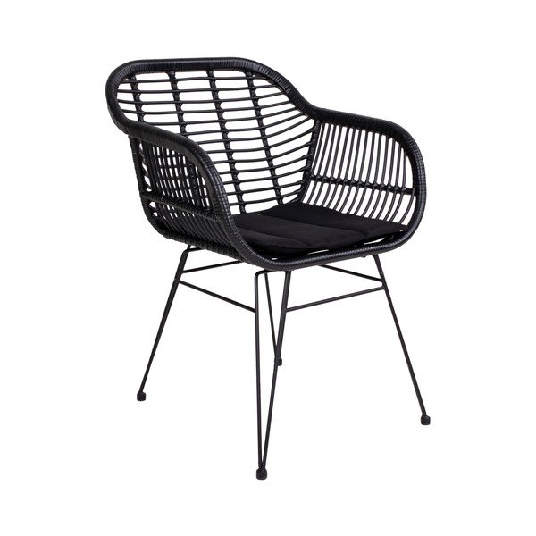 Súprava 2 vonkajších kresiel z umelého ratanu s vankúšom House Nordic Trieste-image-3