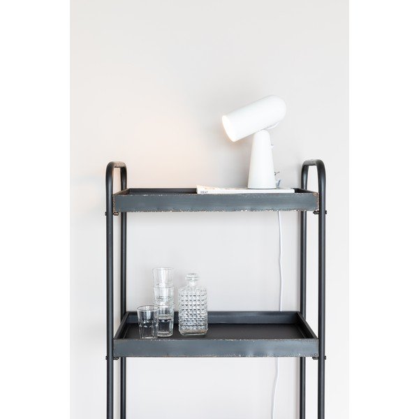 Biela stolová lampa White Label Vesper-image-2