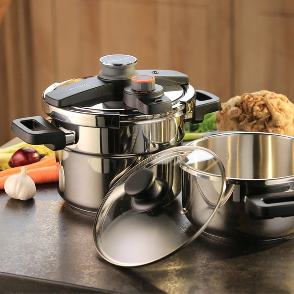 Tlakové antikoro hrnce v súprave 4 ks s pokrievkou Ultima duo – Tescoma-image-1