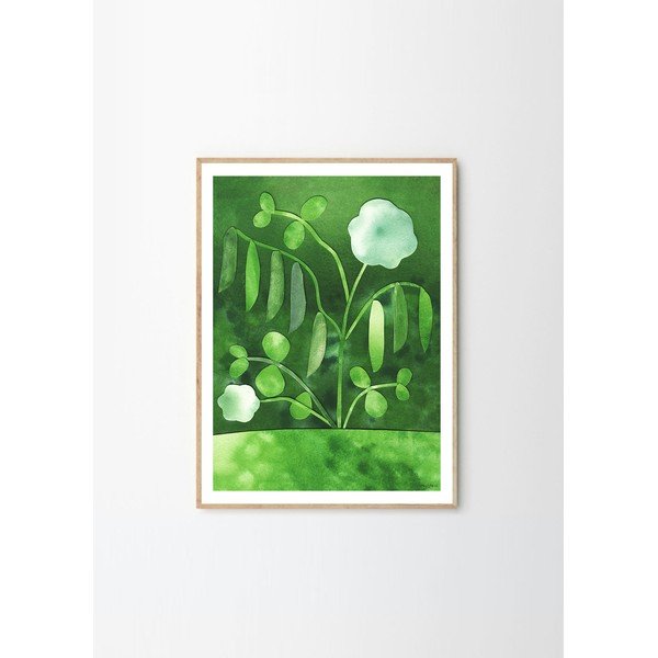 Plagát 50x70 cm Peas in Bloom – Anna Ravn Bjørn – The Poster Club-image-3