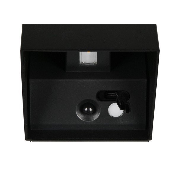 LED nástenné vonkajšie svietidlo so senzorom pohybu na USB (výška  10 cm) Genie – Trio-image-4