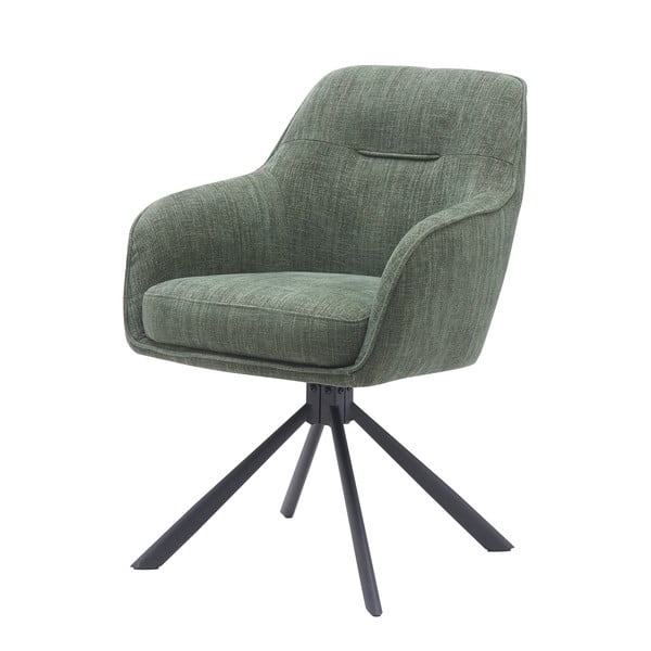 Zelené čalúnené jedálenské kreslá v súprave 2 ks Avola – Unique Furniture-image-3