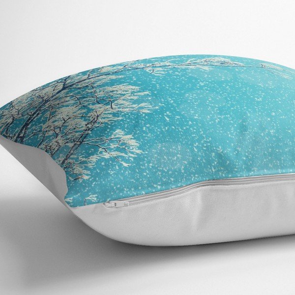 Súprava 4 dekoratívnych obliečok na vankúše Minimalist Cushion Covers Winter Flowers, 45 x 45 cm-image-1