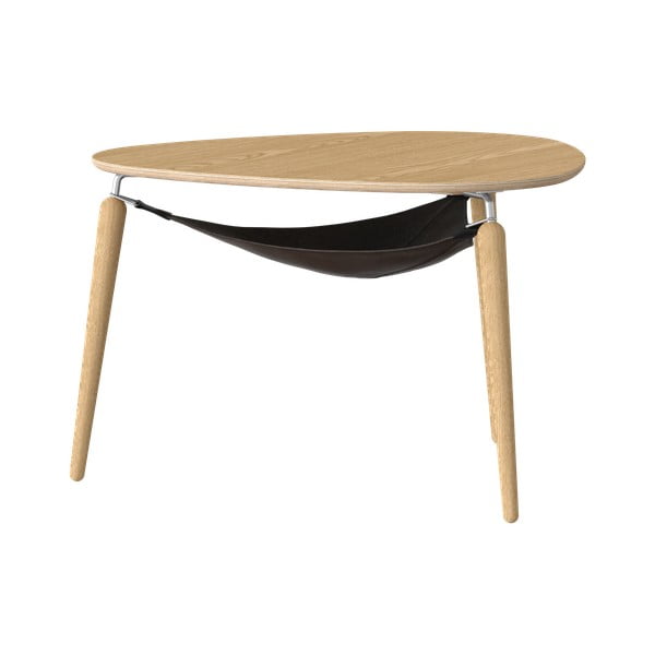 Konferenčný stolík v prírodnej farbe ø 80 cm Hang Out – UMAGE-image-3