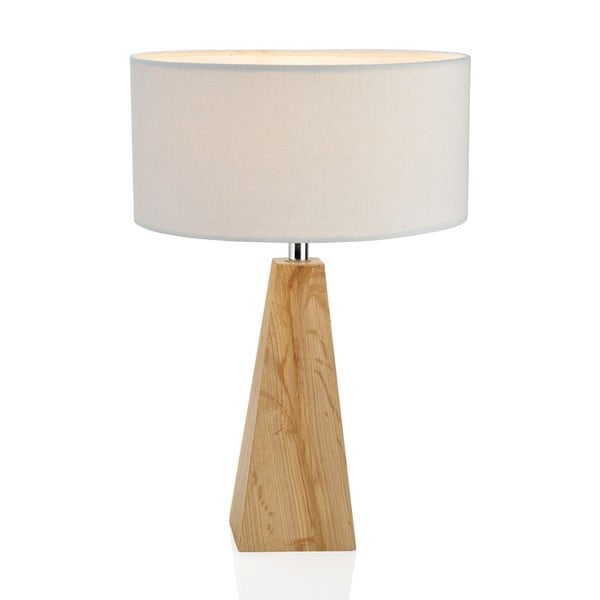 Drevená stolová lampa Conic