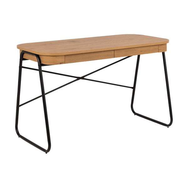 Pracovný stôl s doskou v dubovom dekore 60x120 cm Blueton – Actona-image-4