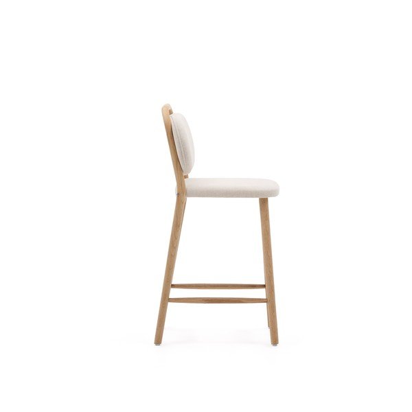Béžová barová stolička (výška sedadla 66 cm) Helda – Kave Home-image-4