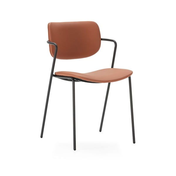 Jedálenská stolička v tehlovej farbe v súprave 2 ks Maika – Marckeric