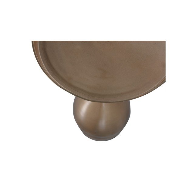 Kovový okrúhly odkladací stolík 33x33 cm Cone – BePureHome-image-2