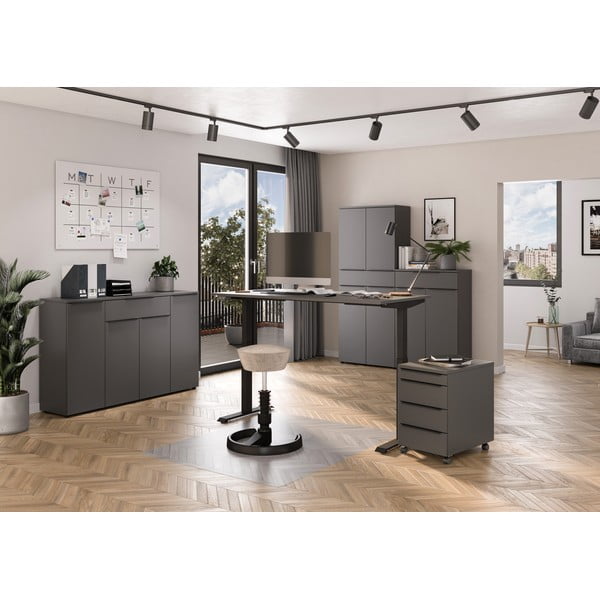 Pracovný stôl s nastaviteľnou výškou 80x160 cm Mailand – Germania-image-3