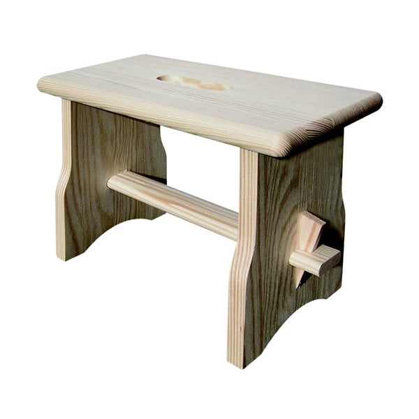 Stolička z borovicového dreva Valdomo Italia, výška 20 cm