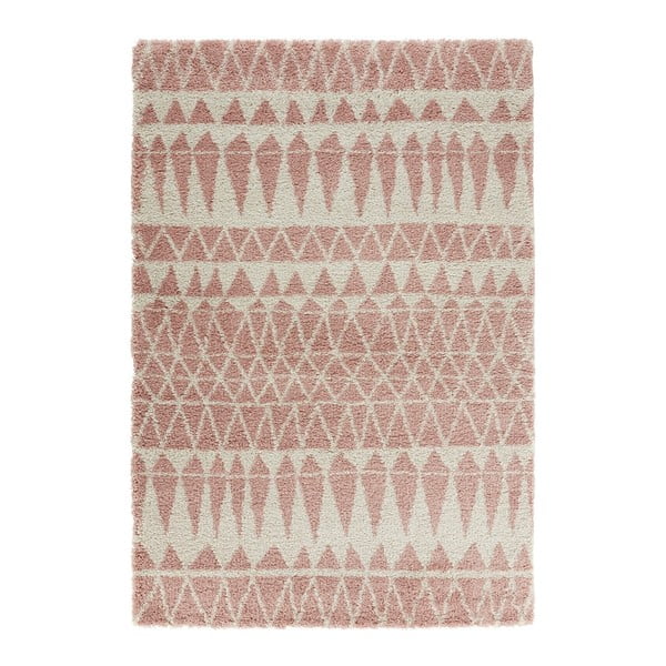 Sivo-ružový koberec Mint Rugs Allure Rose, 200 x 290 cm
