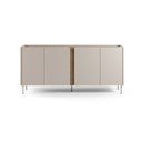 Komoda v dekore duba v krémovo-prírodnej farbe 180x82x40 cm Lucile – Marckeric