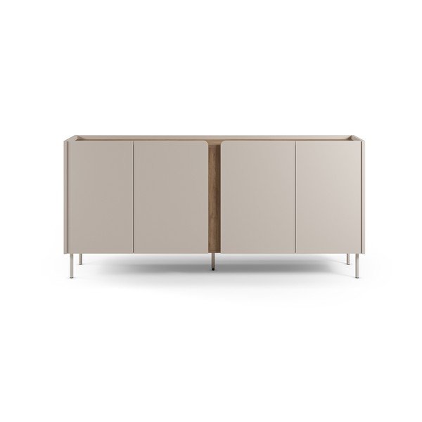 Komoda v dekore duba v krémovo-prírodnej farbe 180x82x40 cm Lucile – Marckeric